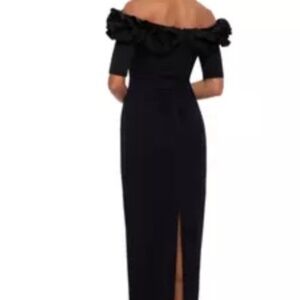 Xscape Off Shoulder Ruffle Dress